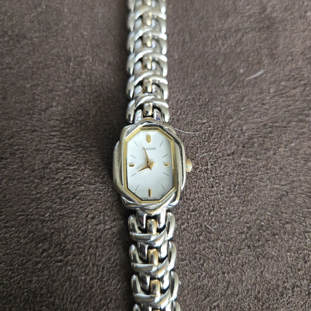 Pulsar Two Tone Watch